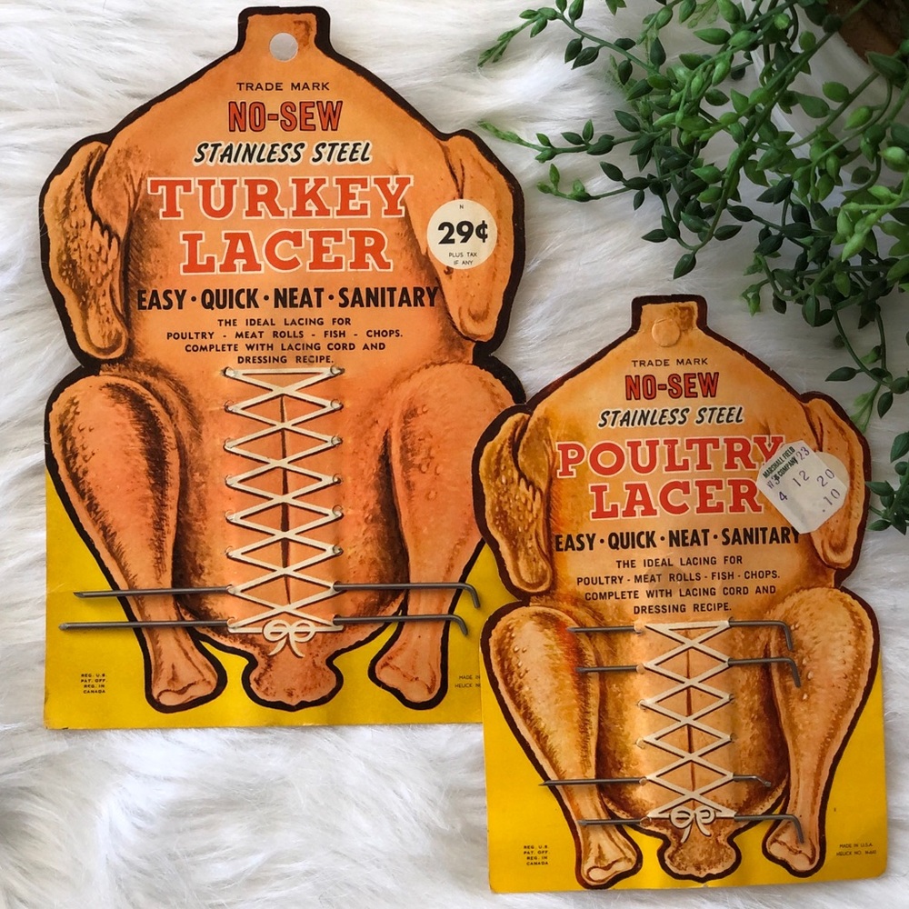 Vintage poultry lacers